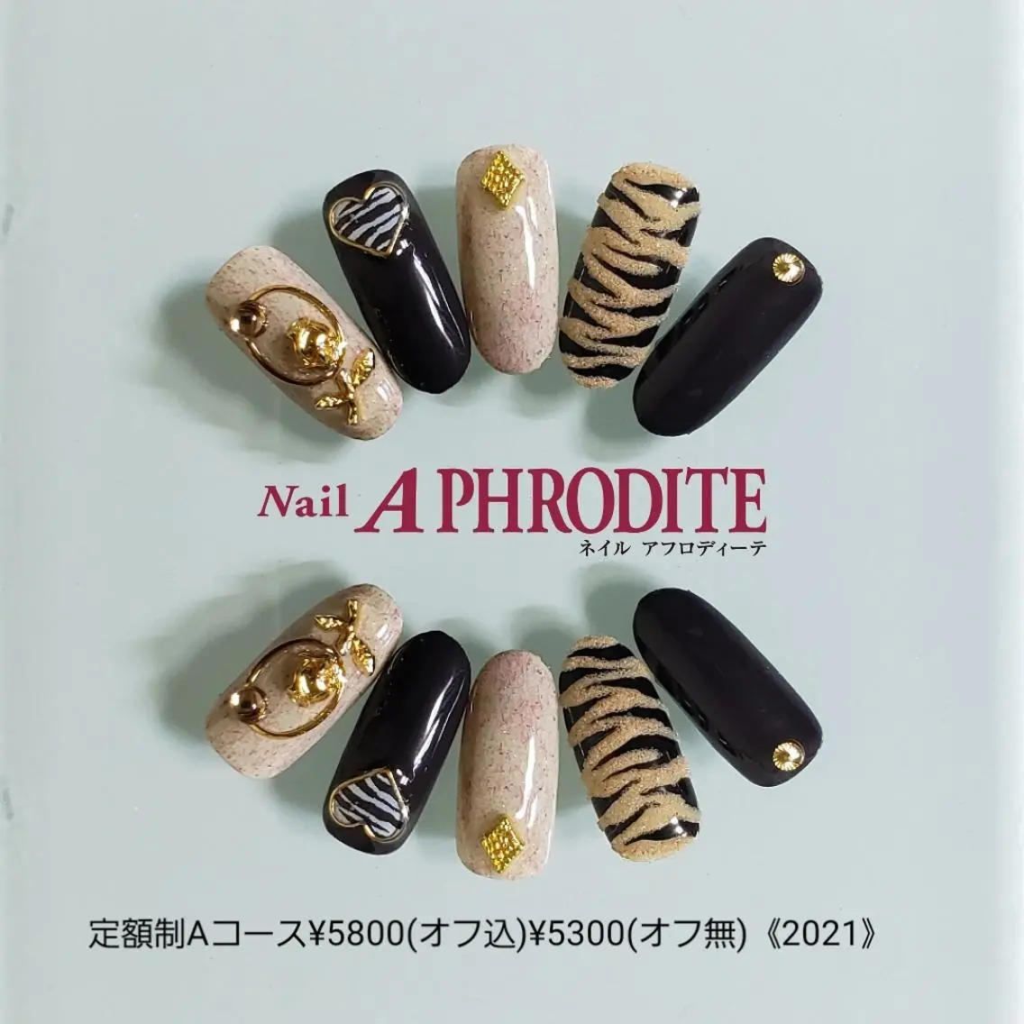 ネイル 持ち込み ニュアンスネイル ハンドネイル Nail Aphroditeのネイルデザイン