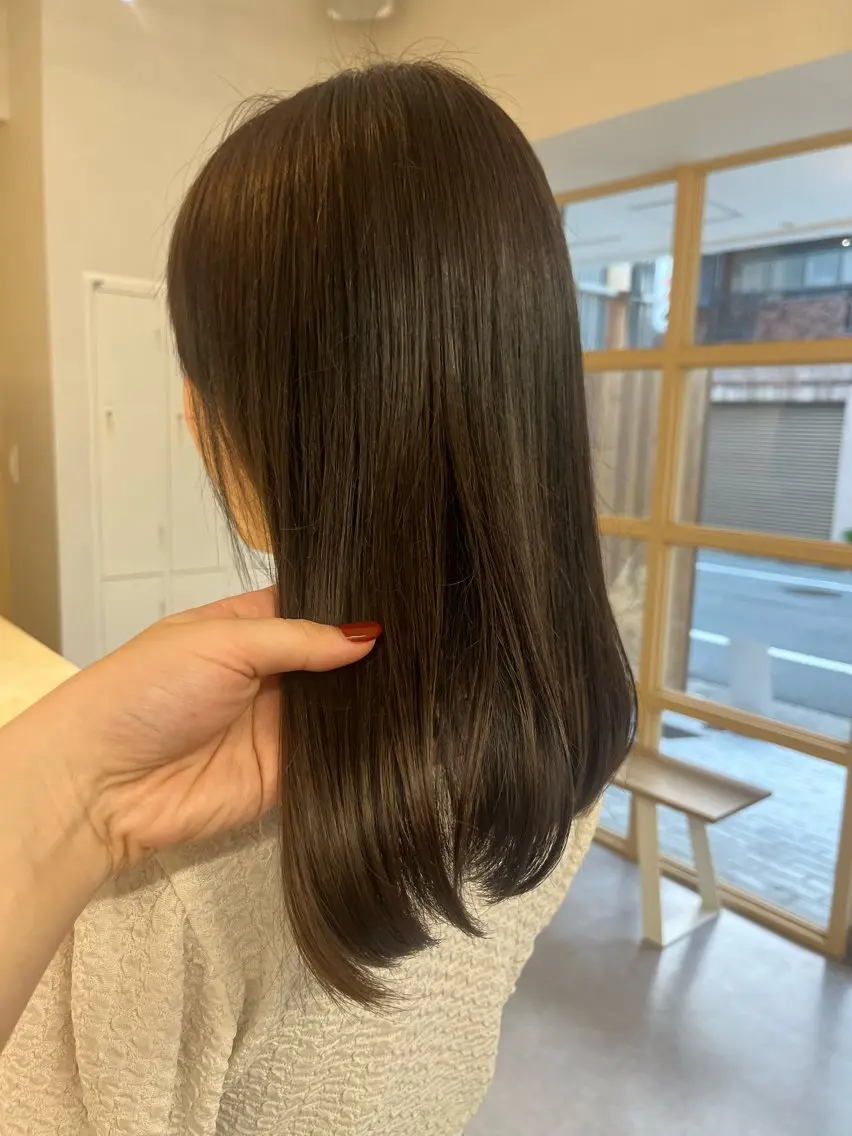 カラー ひな‪‪︎/暖色 柔color🌷のヘアスタイル