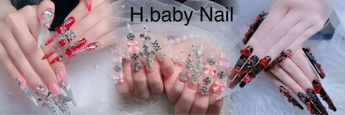 ネイル チークネイル フレンチネイル キラキラネイル 韓国ネイル マグネットネイル ハンドネイル Sakura h.babynailのネイルデザイン