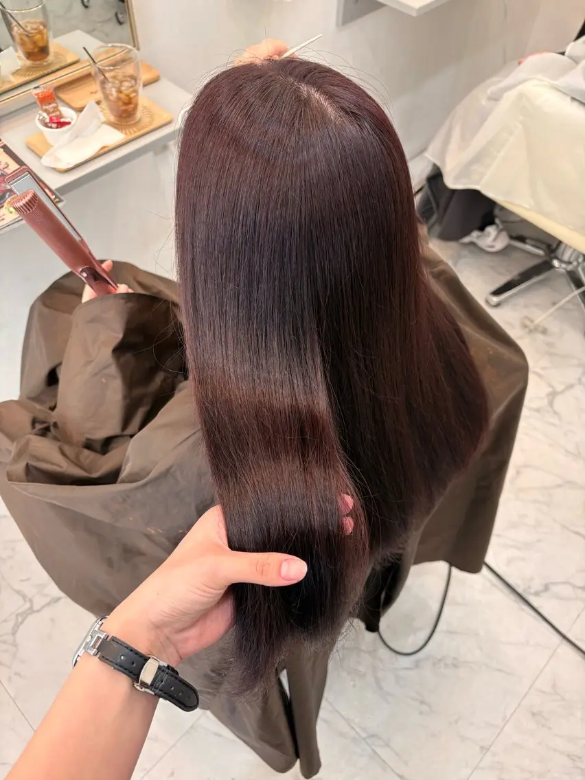 ロング ヘアカラー 宇都宮美容室:/ NAMIEのヘアスタイル