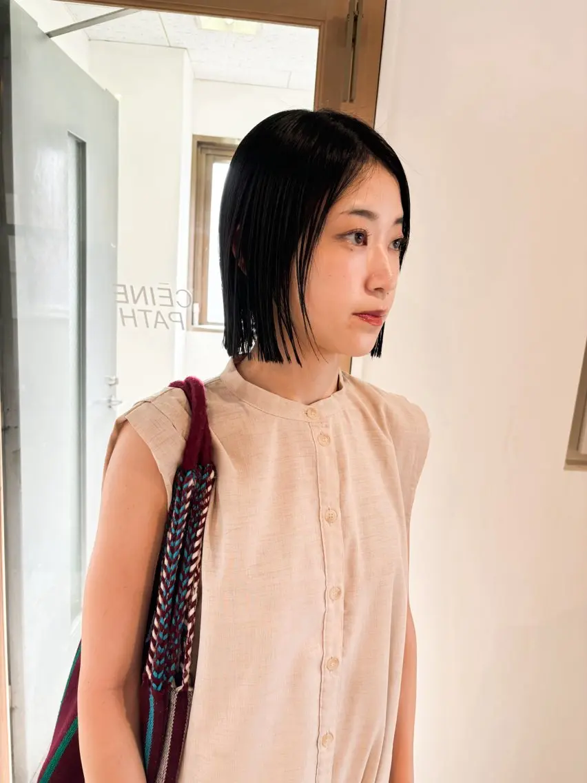 ショート カラー ボブ カット ヘアカラー トリートメント Takuma Suzuki中目黒のヘアスタイル