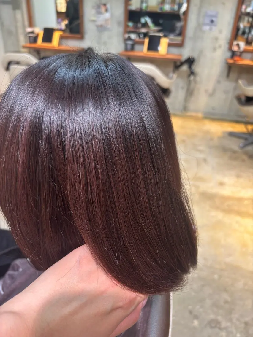ミディアム カラー TSUBASA 🪽のヘアスタイル