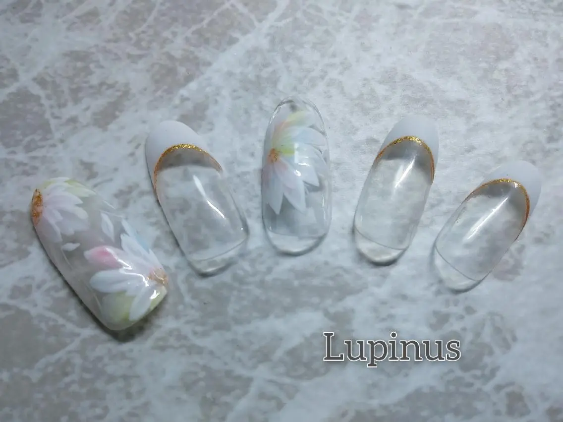 ネイル ハンドネイル フットネイル Lupinus ルピナスのネイルデザイン
