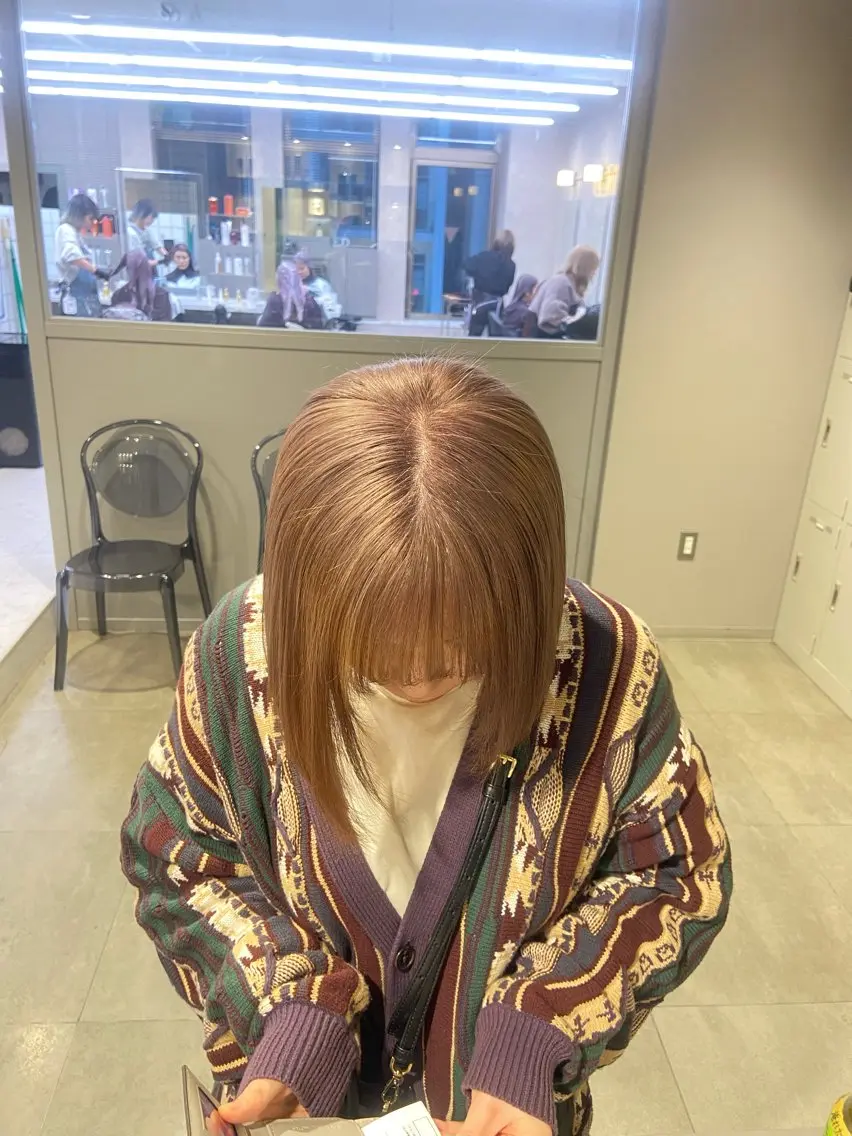 ショート カラー ヘアアレンジ Over hair_ misakiのヘアスタイル