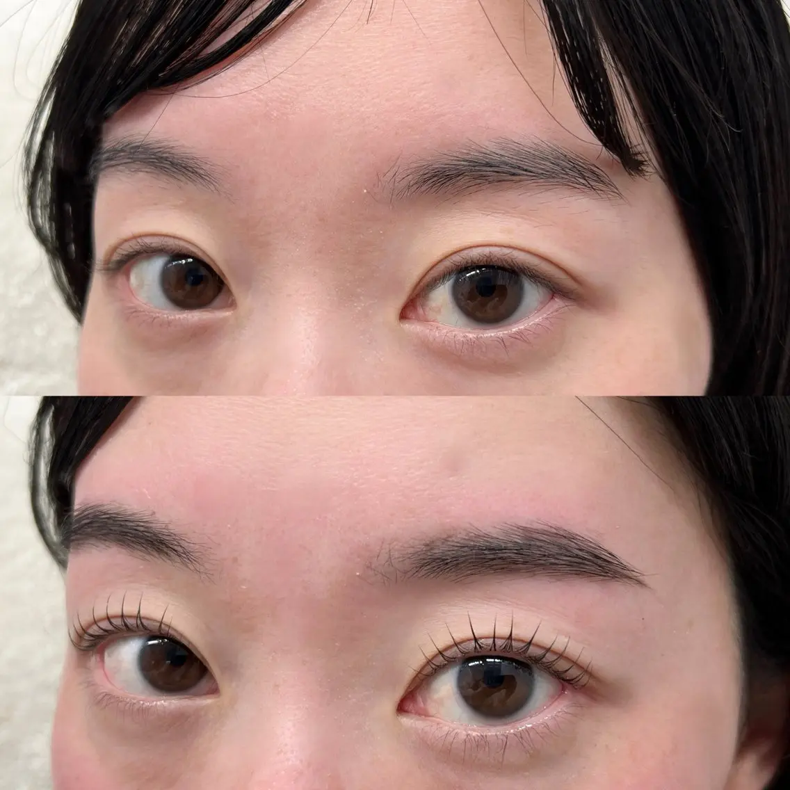 マツエク・マツパ パリジェンヌラッシュリフト 一重×まつ毛パーマ Luma ayakaのマツエク・マツパデザイン