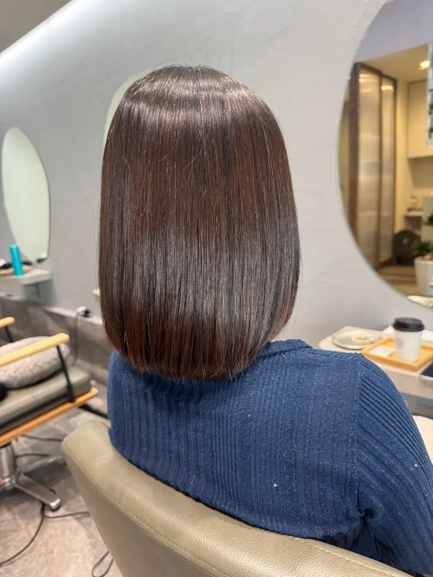 カラー カット 縮毛矯正 トリートメント 吉田 空 (POANA.)のヘアスタイル