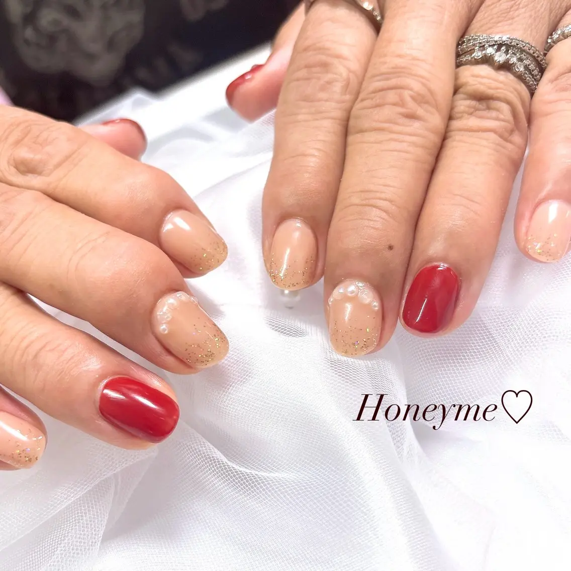 ネイル Honey me ❁⃘*.ﾟのネイルデザイン