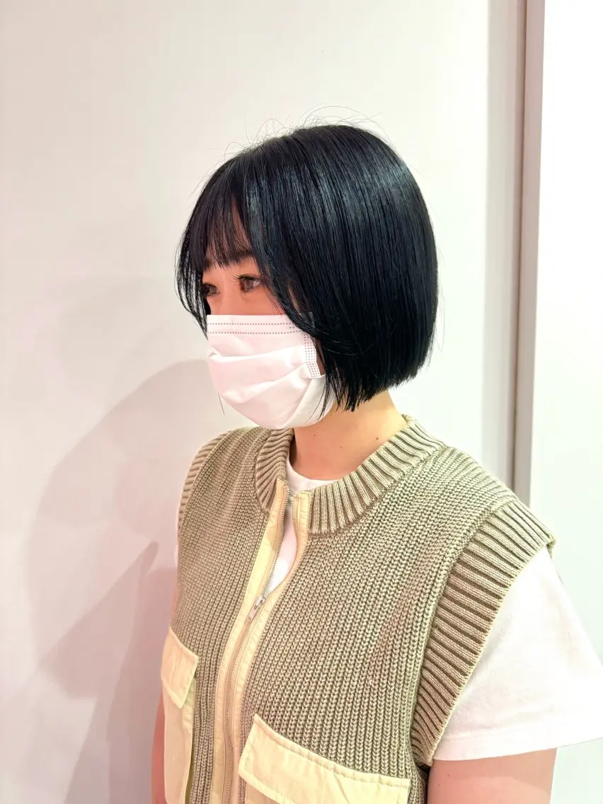 ショート カット ヘアカラー トリートメント 小谷野 真優のヘアスタイル