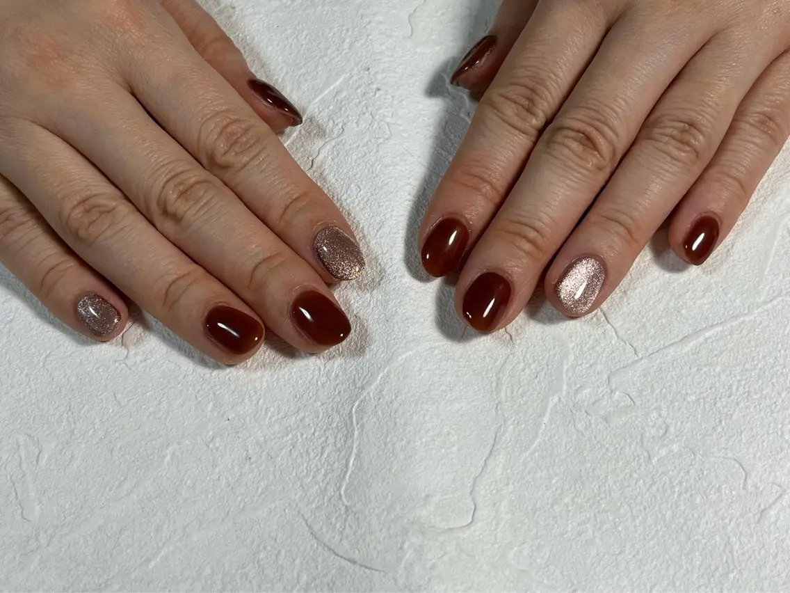 ネイル オーロラネイル フットネイル フレンチネイル ジェルネイル 韓国ネイル ハンドネイル kiki nail たまプラーザのネイルデザイン