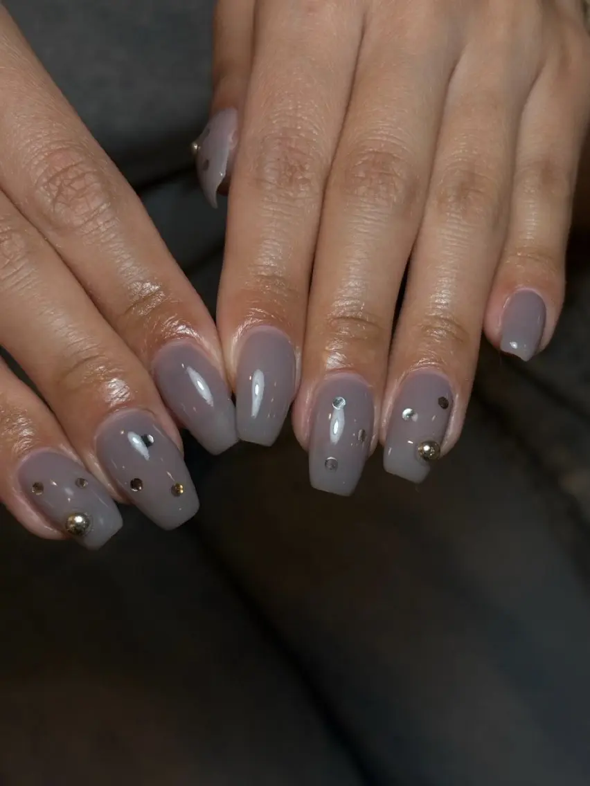 ネイル 長さ出し ジェルネイル 韓国ネイル マグネットネイル 持ち込み ハンドネイル amu.nail Tokoのネイルデザイン
