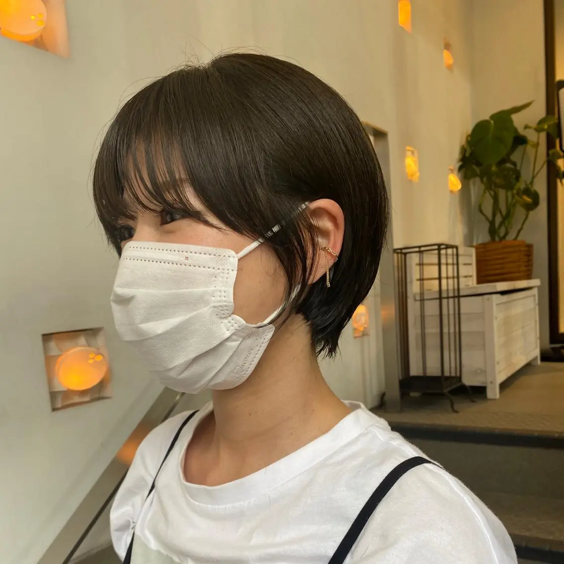 ショート カラー ヘアアレンジ ショートヘア カット ヘアカラー トリートメント ヘッドスパ ナカジマ ボブ/レイヤーのヘアスタイル
