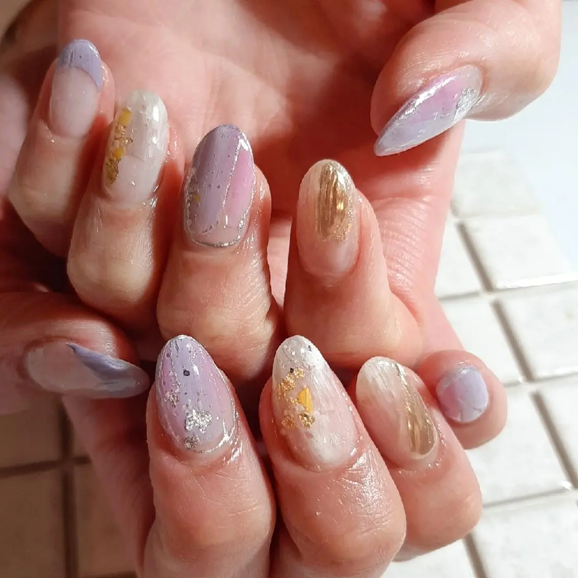 ネイル 春ネイル ハンドネイル private salon mieのネイルデザイン