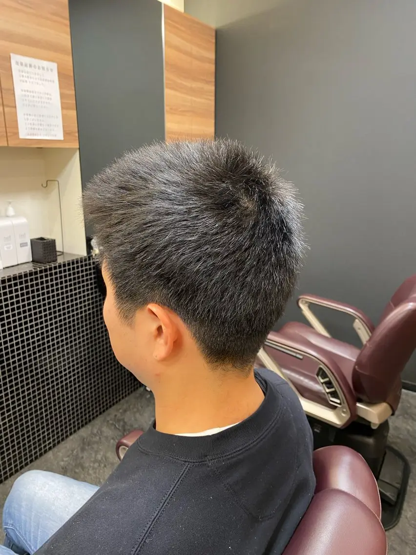 ショート メンズ メンズパーマモデル 大募集中のヘアスタイル