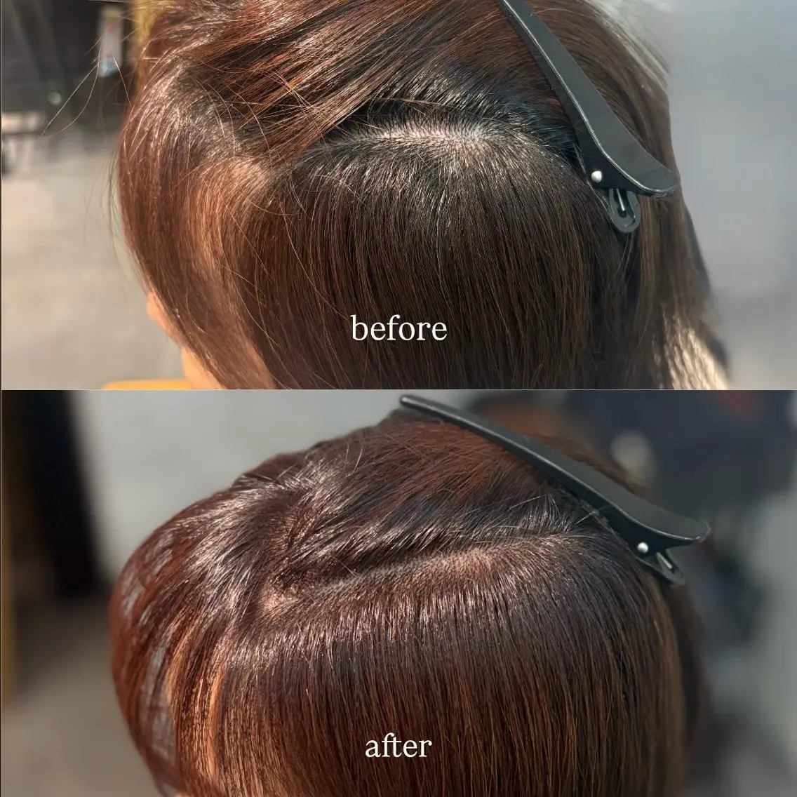 セミロング カラー トリートメント ヘアカラー トリートメント ヘッドスパ 🫧西野 杏🫧のヘアスタイル
