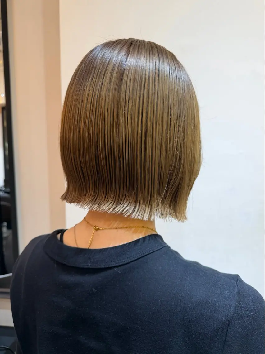 ミディアム カット トリートメント 🍒ボブカット/ moe🍒のヘアスタイル