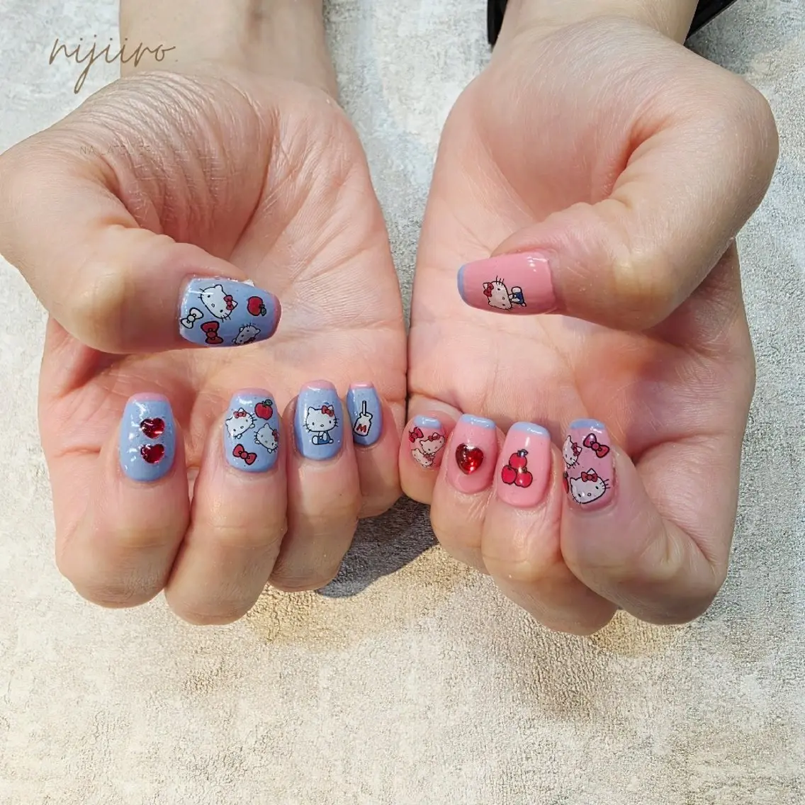 ネイル 持ち込み ハンドネイル nijiiro🌈 サトウのネイルデザイン