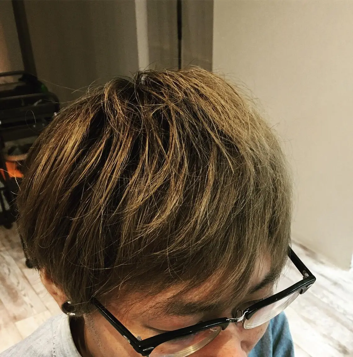 ショート カラー メンズ 白井 つづりのヘアスタイル