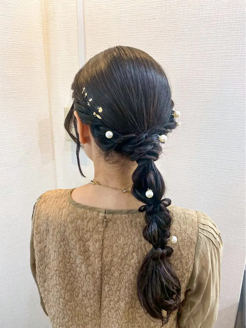 ヘアアレンジ hair make もりした　ゆうのヘアスタイル