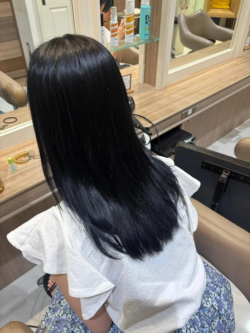 ロング 中飯 雪乃のヘアスタイル