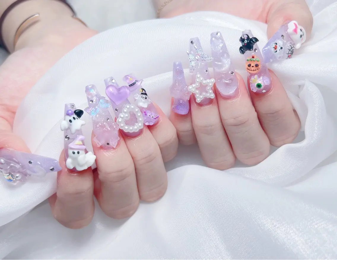 ネイル ハンドネイル M🌷nail 長さだし専門店のネイルデザイン
