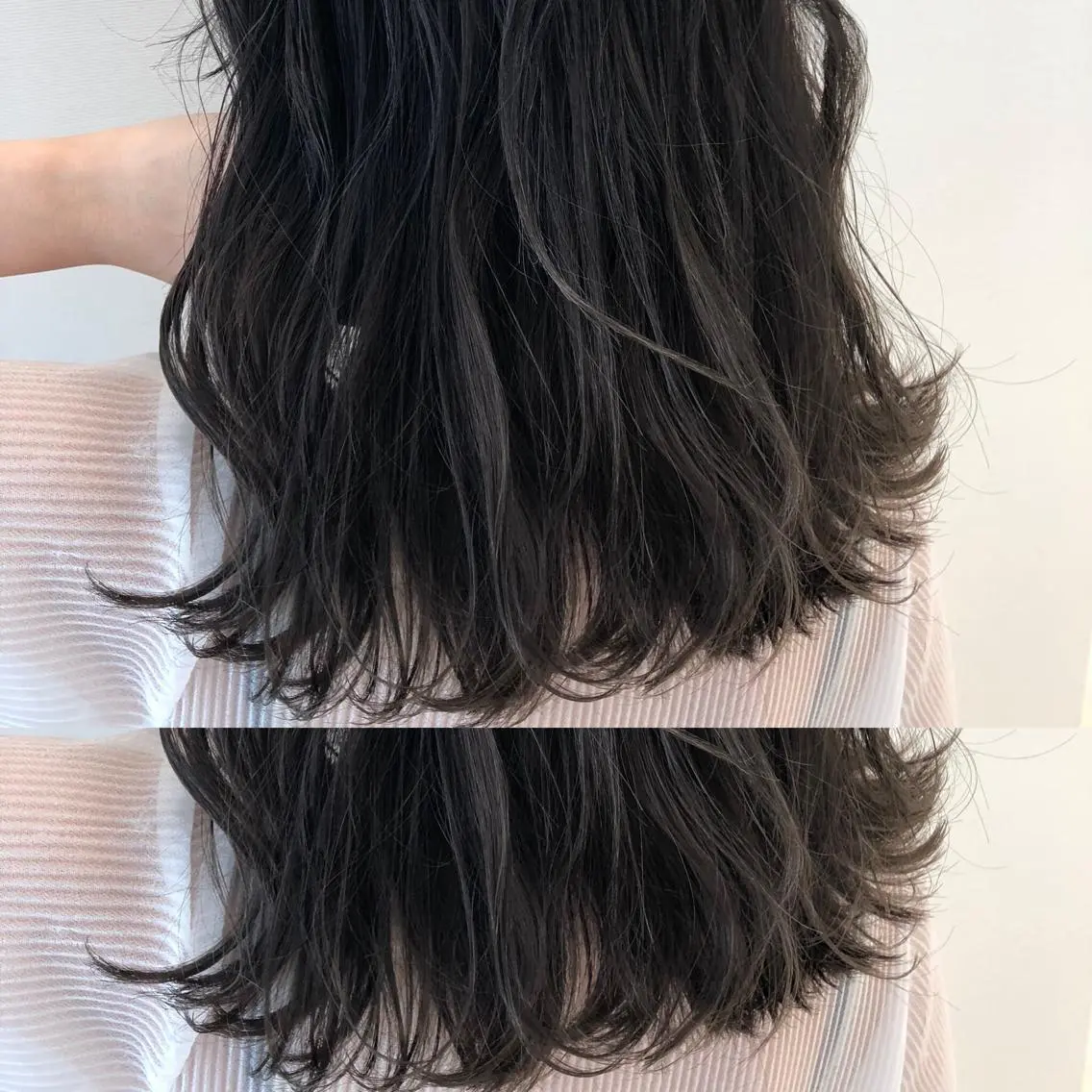 ミディアム カラー 似合わせカット/ レイヤーカット/新谷のヘアスタイル