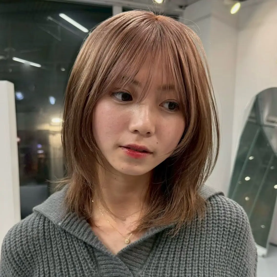 【💘ブリーチ1回💘】カット➕1ブリーチ➕カラー【シャンプー/ブロー込み】の写真