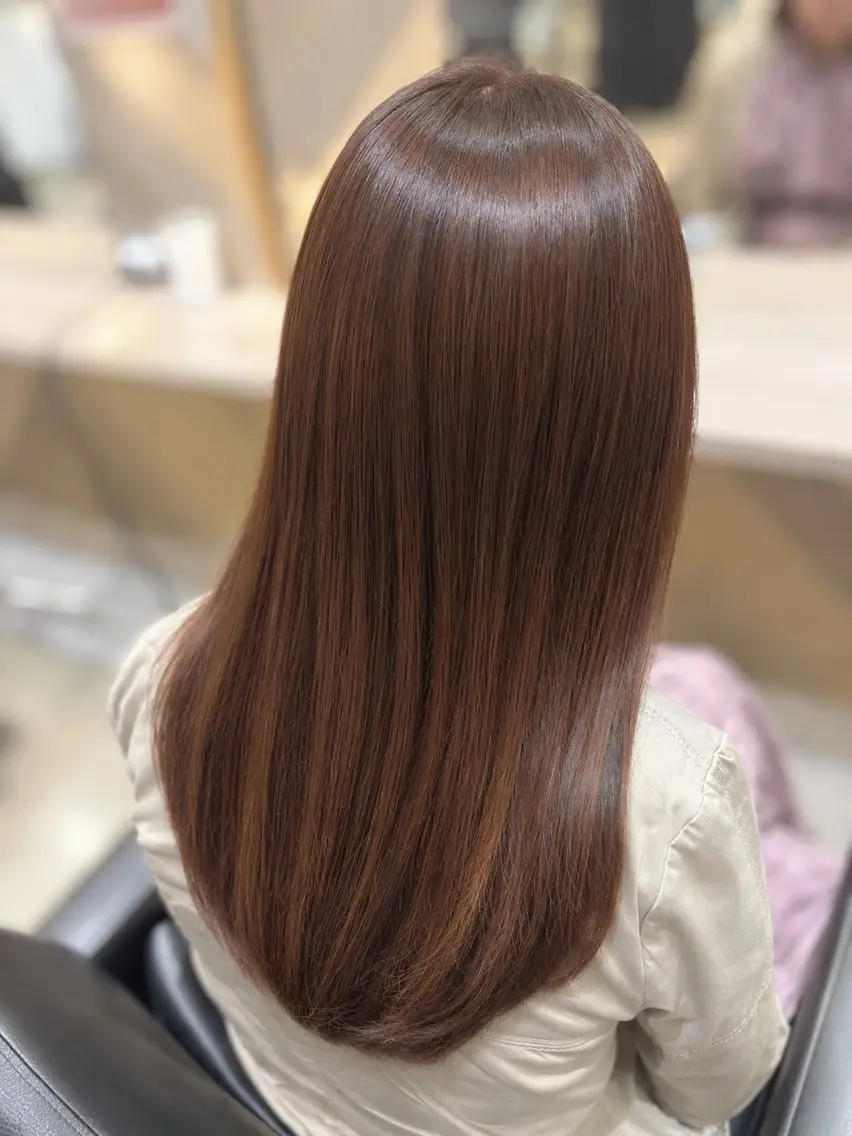 ロング ヘアカラー 【表参道】艶カラー 松原 栞🌼‎🤍のヘアスタイル