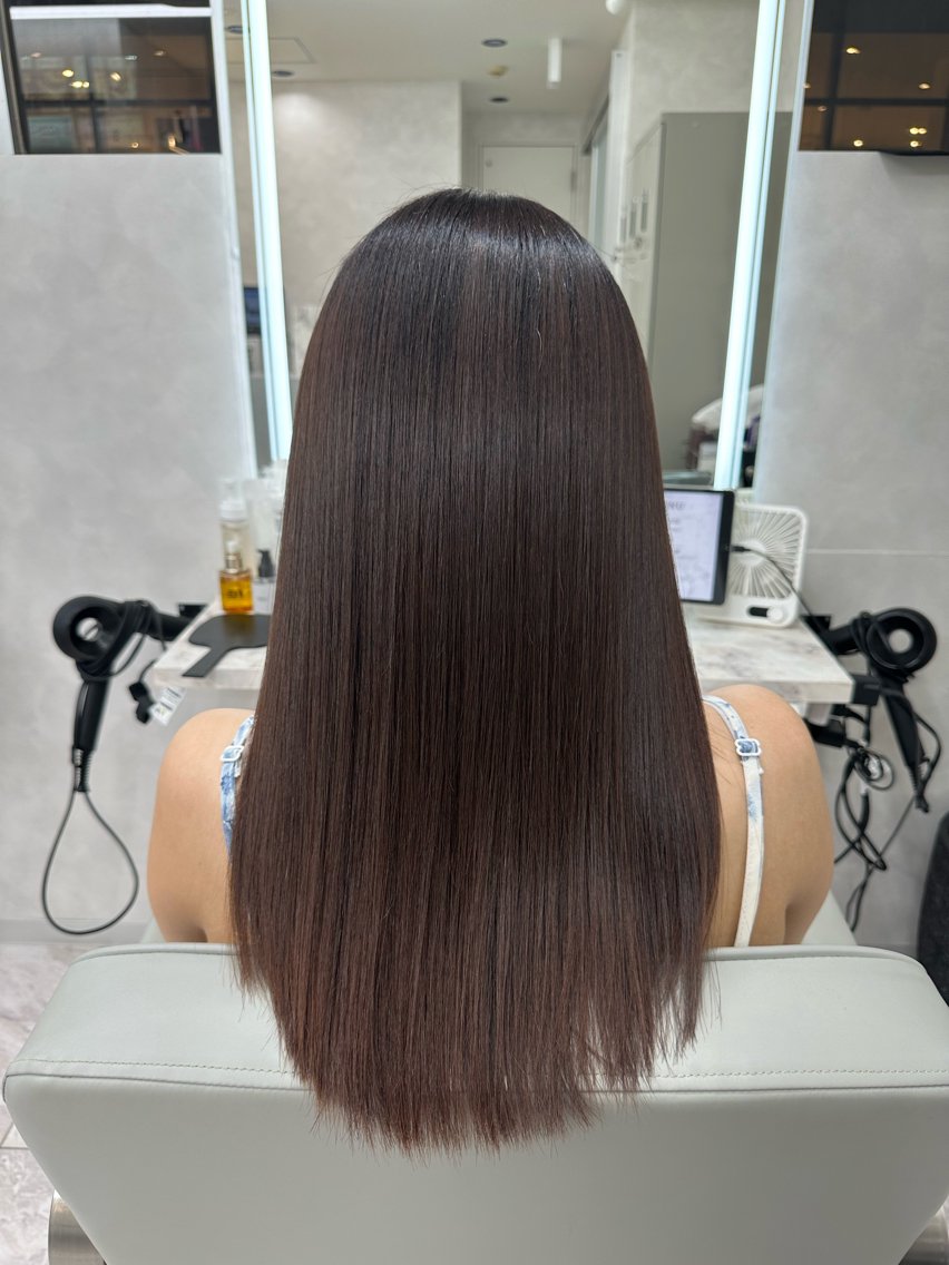 ロング 縮毛矯正 髪質改善/艶髪縮毛 /HACHIのヘアスタイル