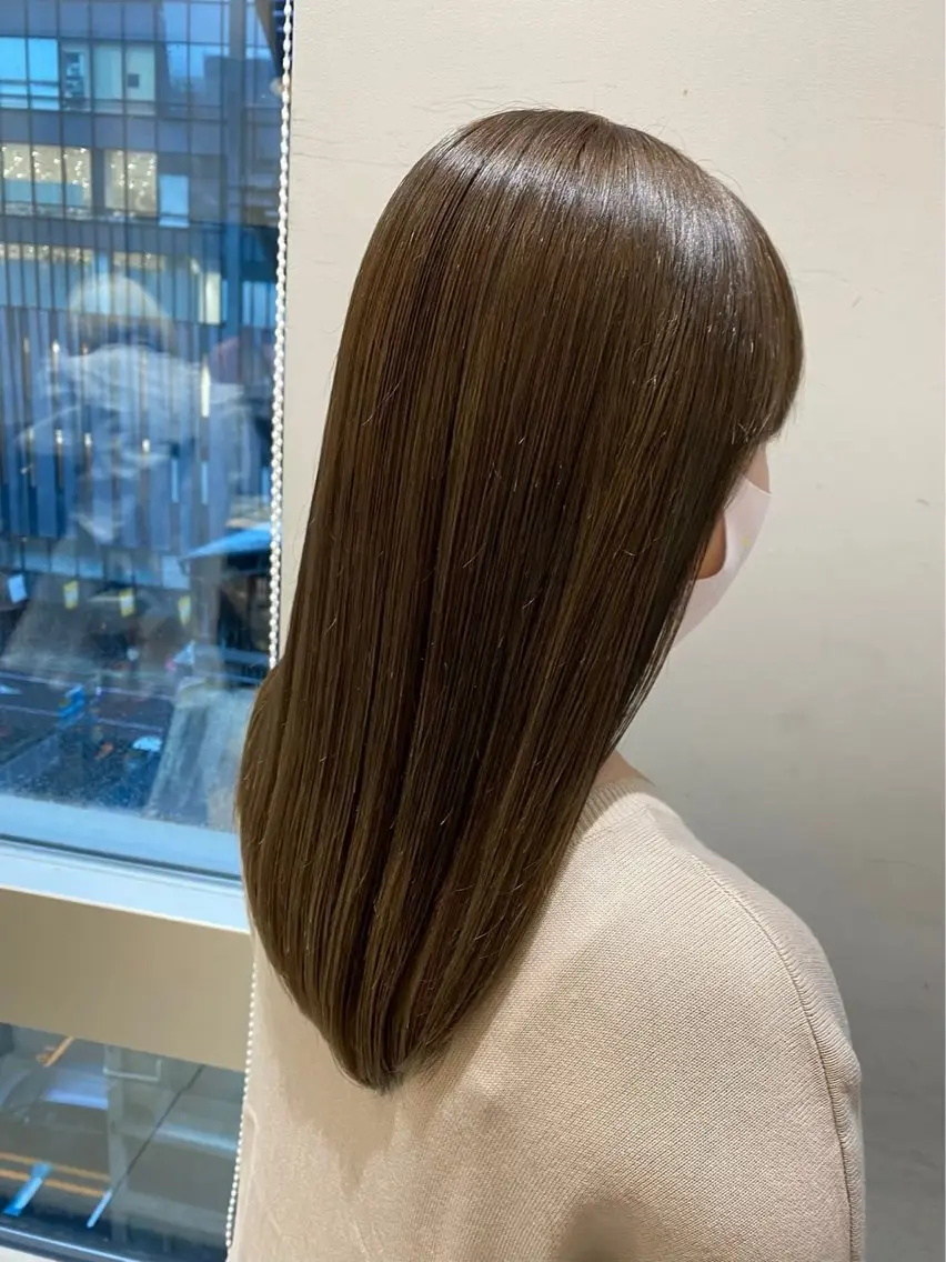 髪質改善カラー💖の写真