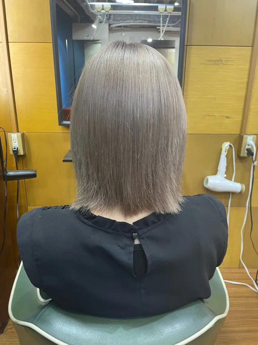ショート ヘアカラー トリートメント 奥野JAPAN🌈 艶髪カラーのヘアスタイル