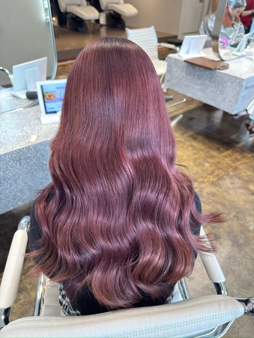 ロング カラー カット ヘアカラー RYOSUKE 天王寺のヘアスタイル