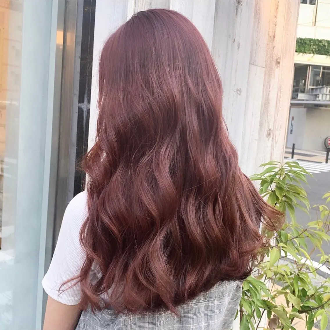 ミディアム カラー パーマ ヘアアレンジ 🩰透明感カラー♡ UTA🩰のヘアスタイル