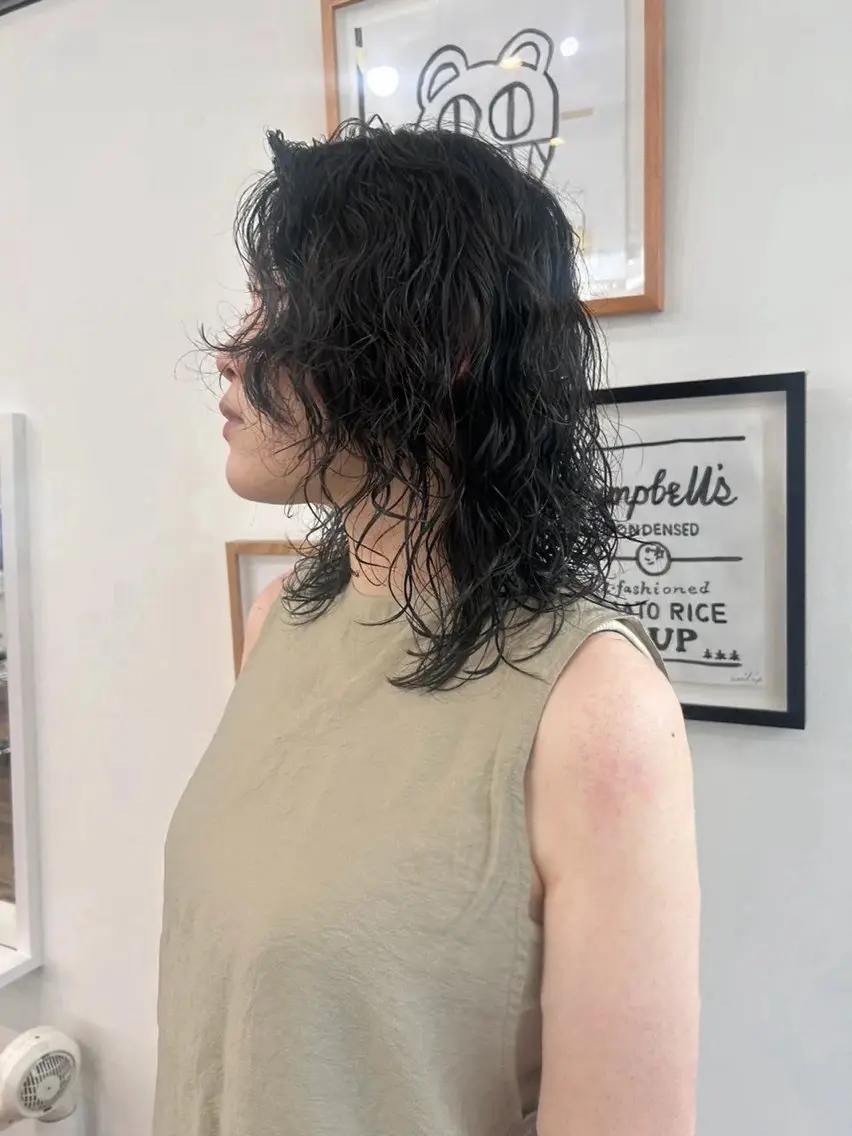 セミロング かがやしづ ⭐️カラーモデルのヘアスタイル