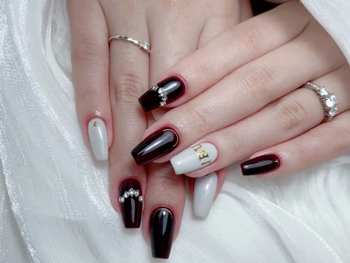 ネイル ハンドネイル M🌷nail 長さだし専門店のネイルデザイン