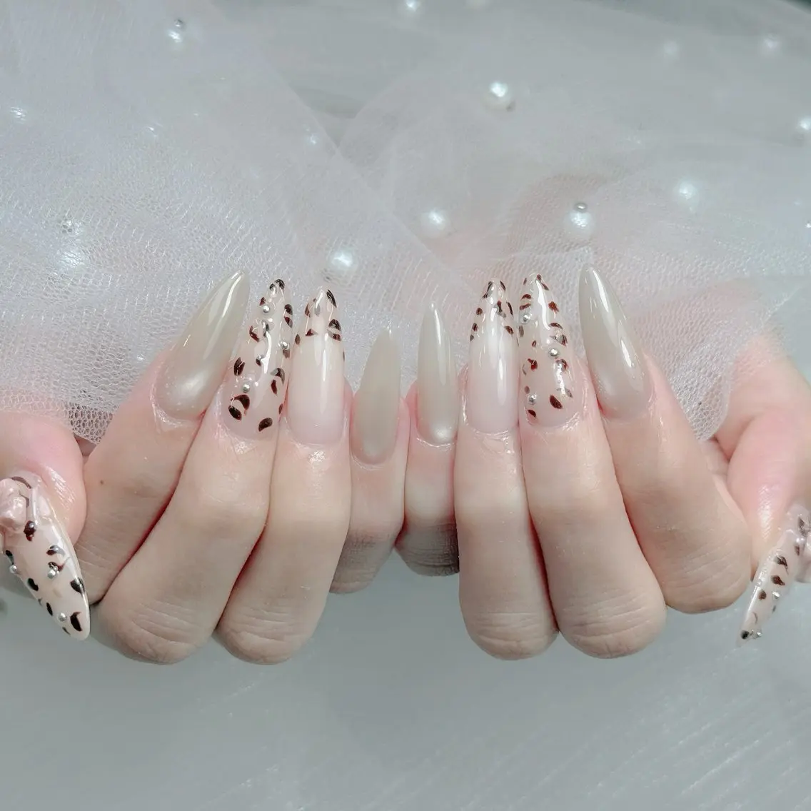 ネイル アートネイル ジェルネイル 韓国ネイル ロングネイル 持ち込み ハンドネイル ハンドケア Nova Nail Nippon 店のネイルデザイン