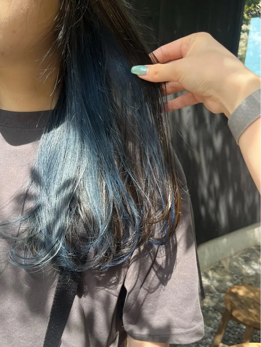 【ブリーチあり】☘️インナーカラー・イヤリングカラー☘️《ミディアム》の写真