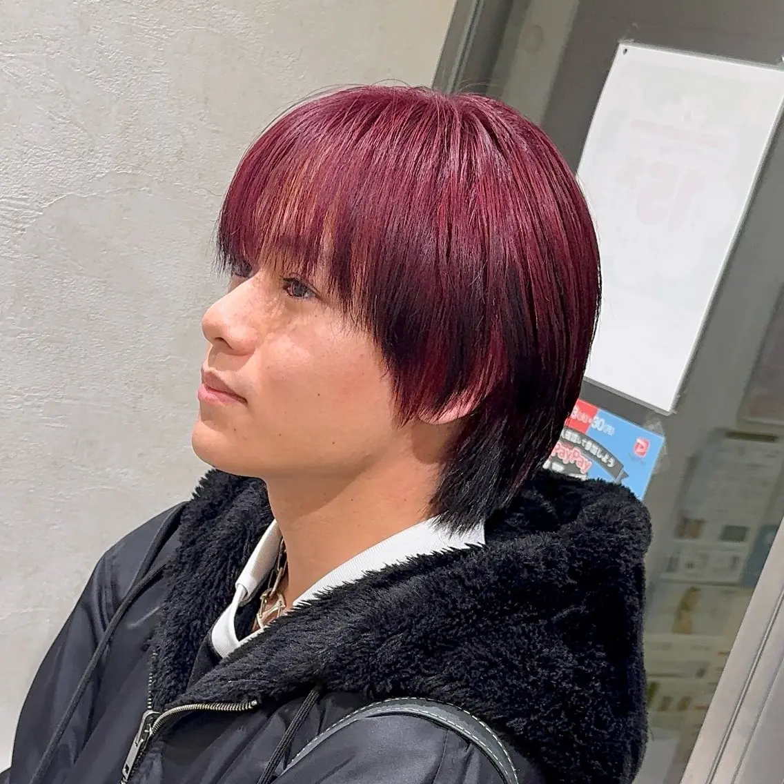 カラー メンズ メンズブリーチ ブリーチ デザインカラー ダブルカラー アニメデザイン美容師 /メンズカット/僚汰のヘアスタイル