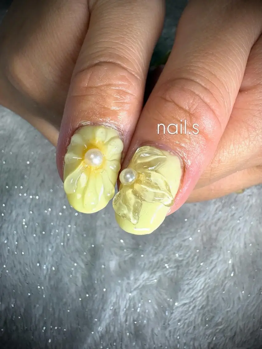 ネイル フラワーネイル ハンドネイル nail.s misatoのネイルデザイン