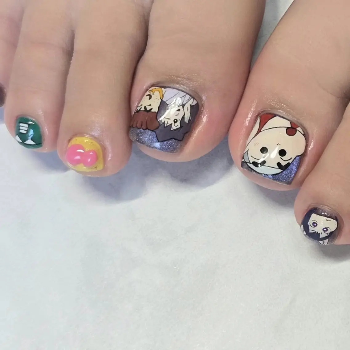 ネイル フットネイル ジェルネイル フットネイル Nail Daisyのネイルデザイン