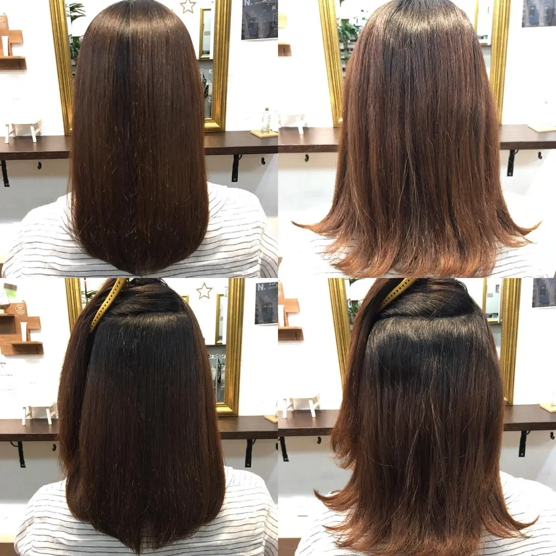 セミロング 縮毛矯正 田口 信雄のヘアスタイル