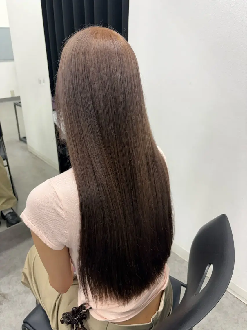 ロング カラー ヘアカラー トリートメント 💕мei 透明感カラー💕のヘアスタイル