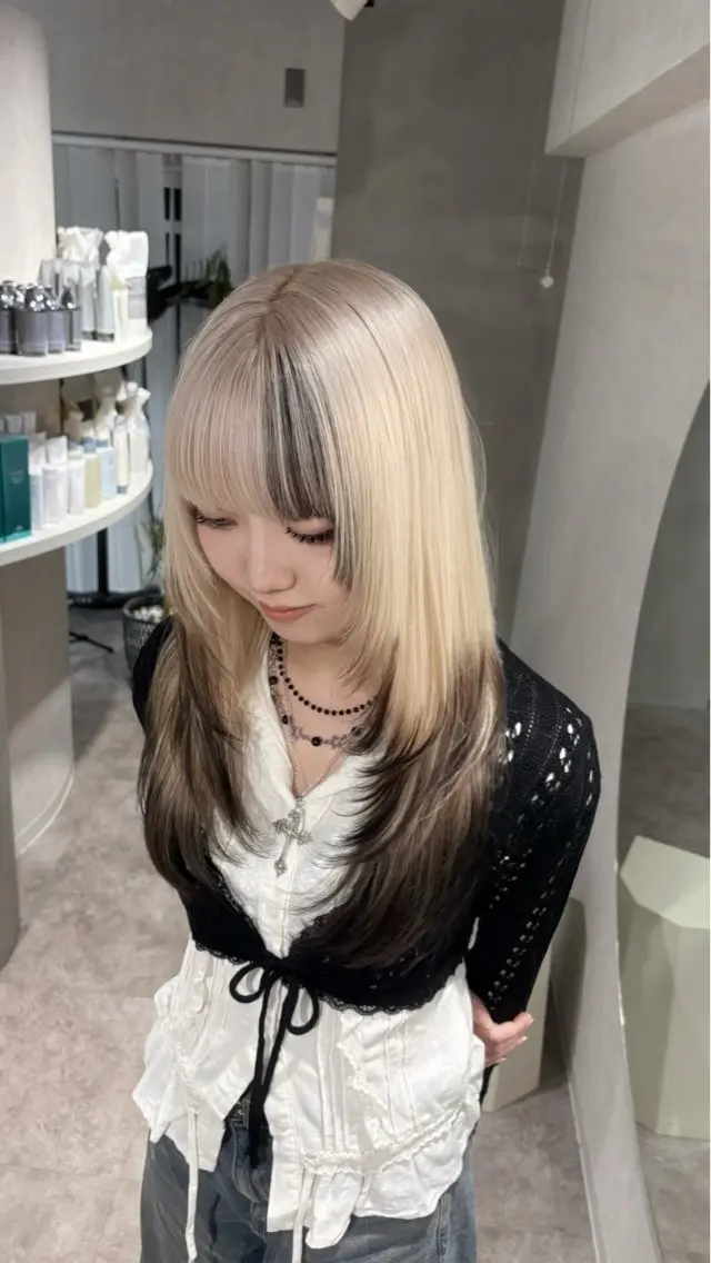 ロング レイヤーカット ✂️カットモデル✂️ /しょうのヘアスタイル