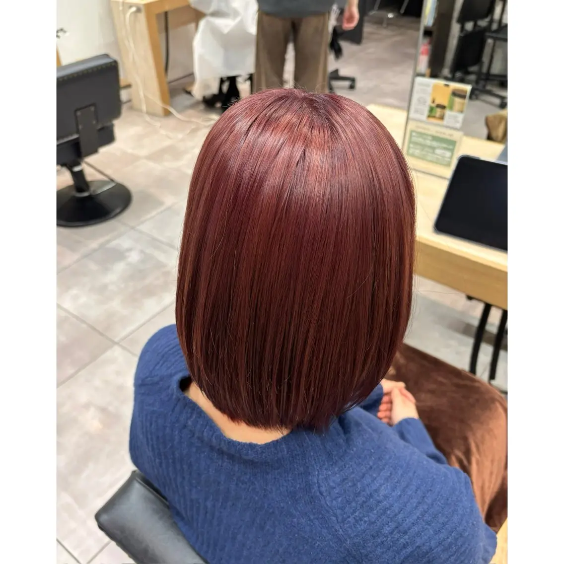 ショート カラー ブリーチ ラベンダーカラー ピンクカラー ピンクラベンダー 艶カラー/韓国ヘア 🎀🫧 / amiのヘアスタイル