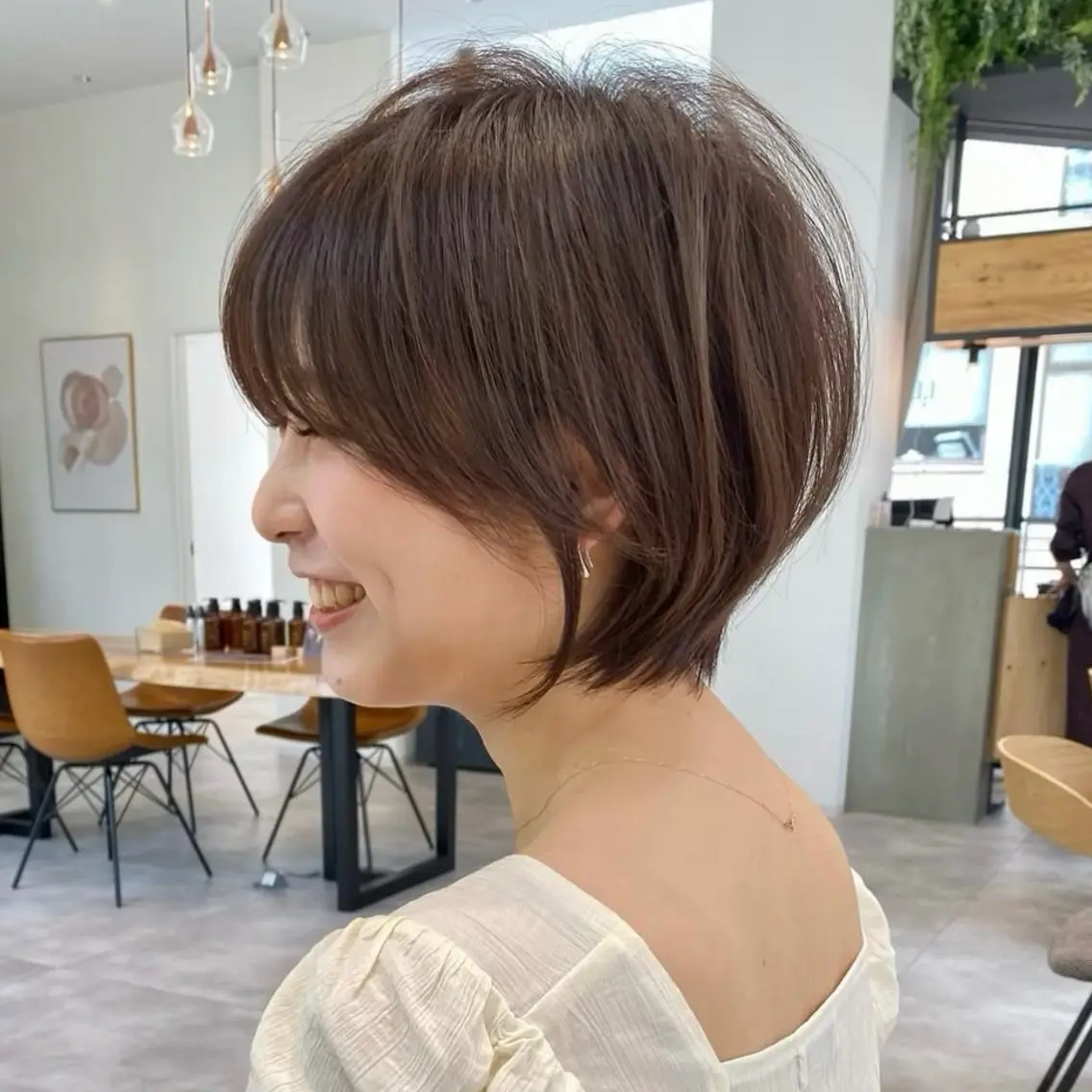 【🌿赤み消し特化🌿】カット+オリーブカラー【✨ショート限定✨】【💕20%OFF💕】の写真