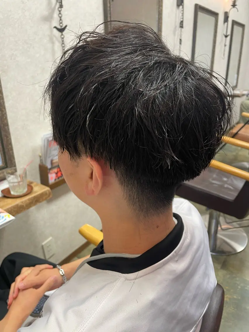 ショート メンズ マッシュ カット 三川 啓英 / 縮毛矯正/髪質改善のヘアスタイル