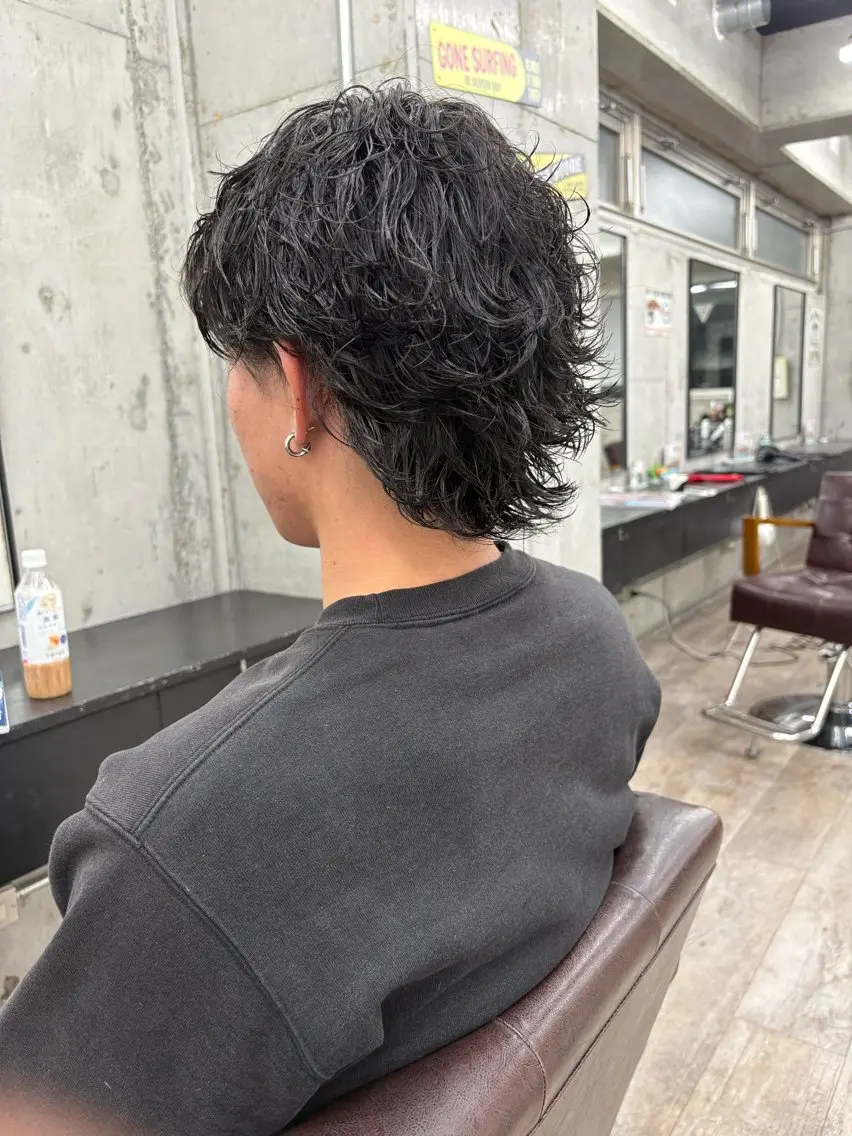 メンズ カット パーマ KATO ✂️のヘアスタイル