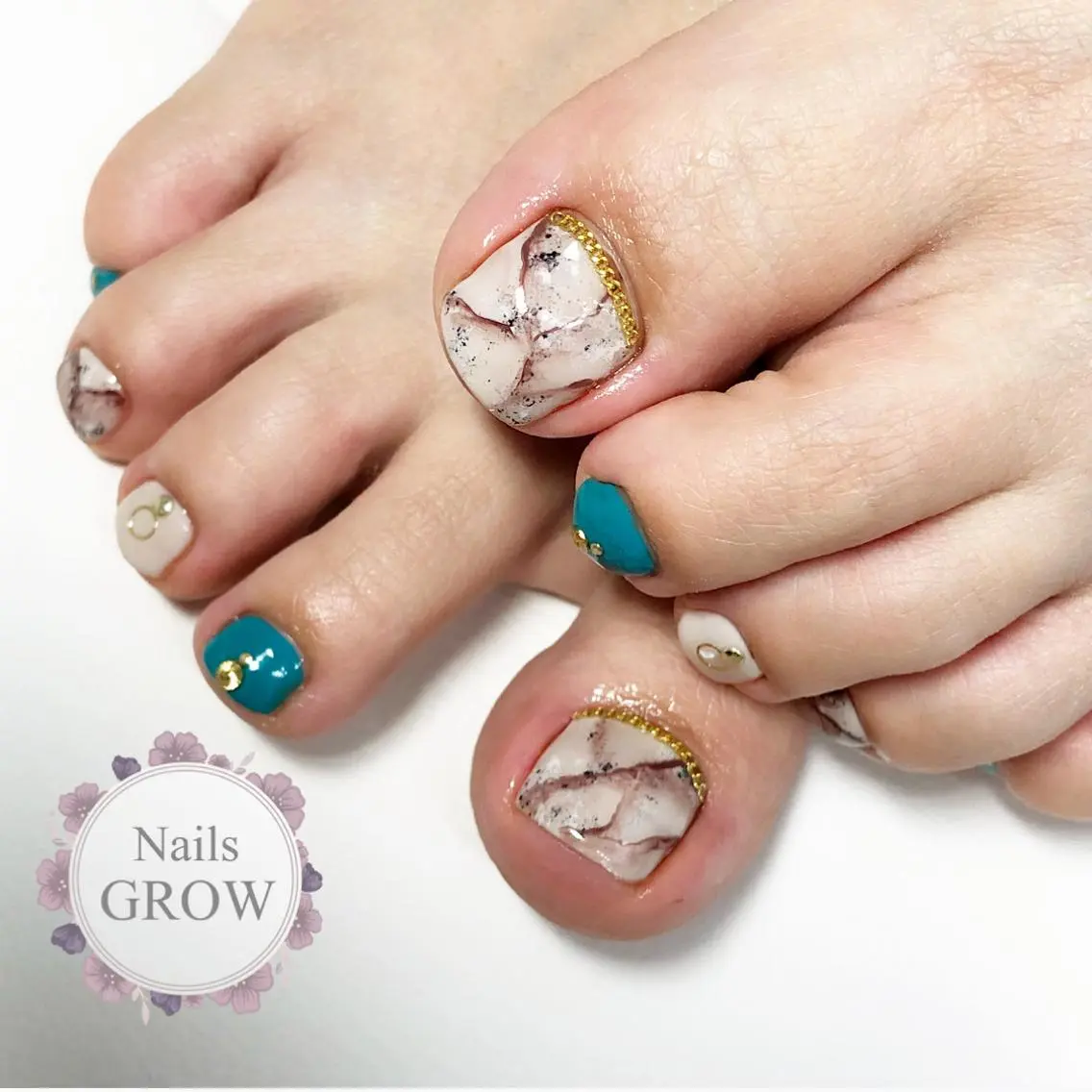 ネイル フットネイル Nails GROWのネイルデザイン