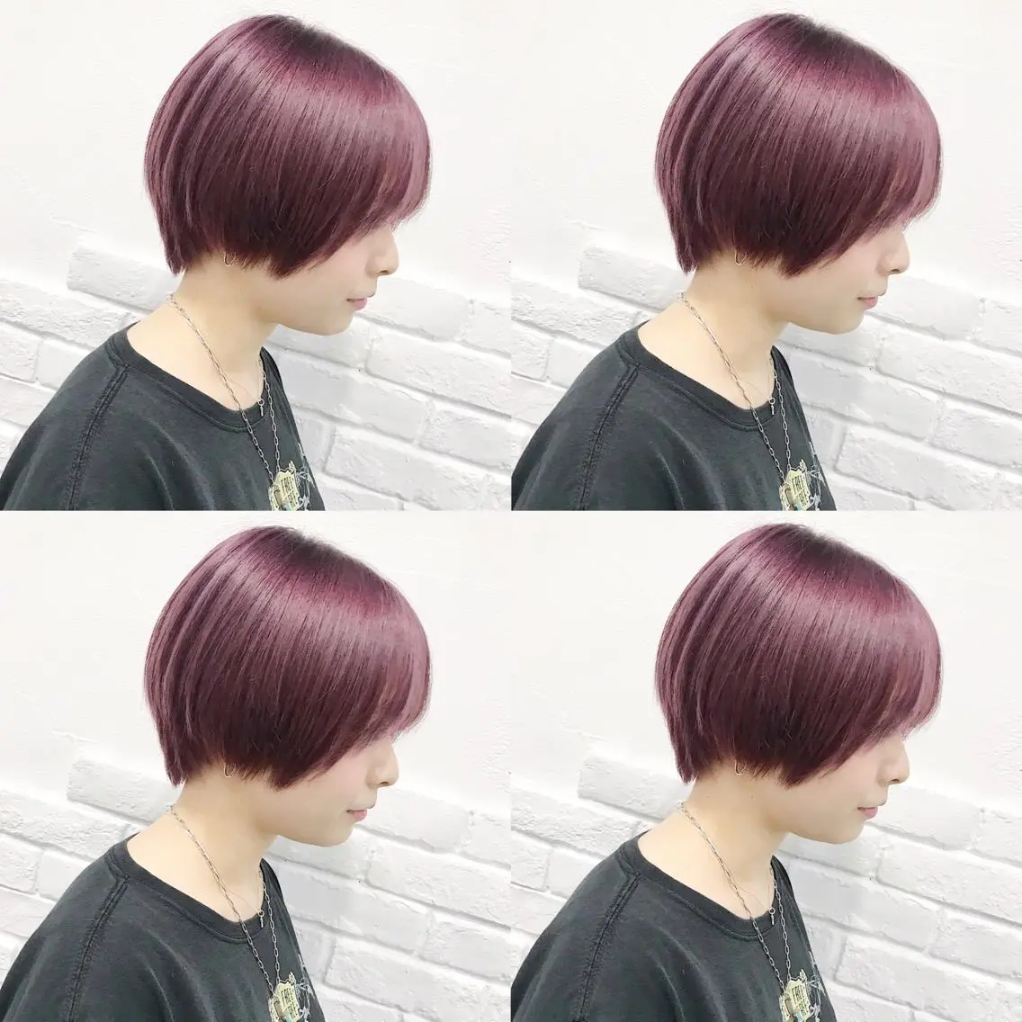 ショート カラー ヘアアレンジ カット ヘアカラー トリートメント TAKUMAブリーチ /切りっぱなし🪽のヘアスタイル