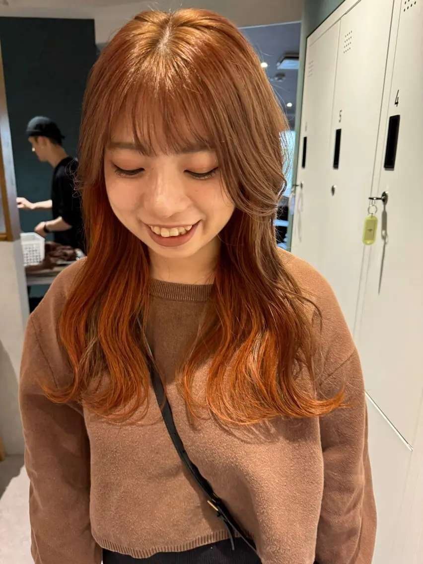 セミロング 加藤 響祈のヘアスタイル