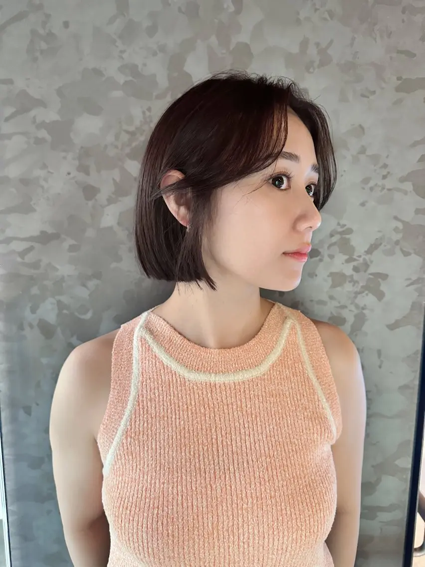 ショート カラー 🌿レイヤー/ブリー チ/🌿JINのヘアスタイル